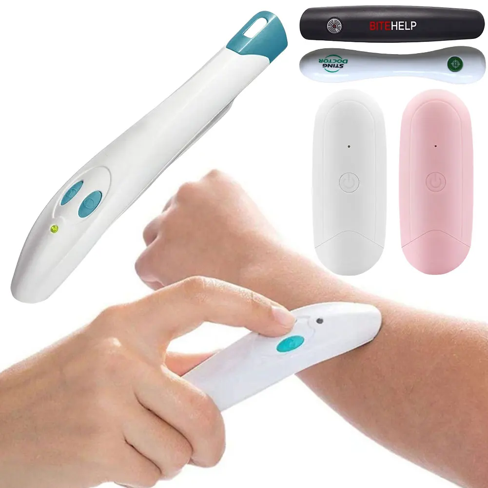

Electronic Anti-Itch Pen Relief Burning Pain & Swelling Electronic Reliever Bites Pen Insect Bite Healer for Children Ages 2+