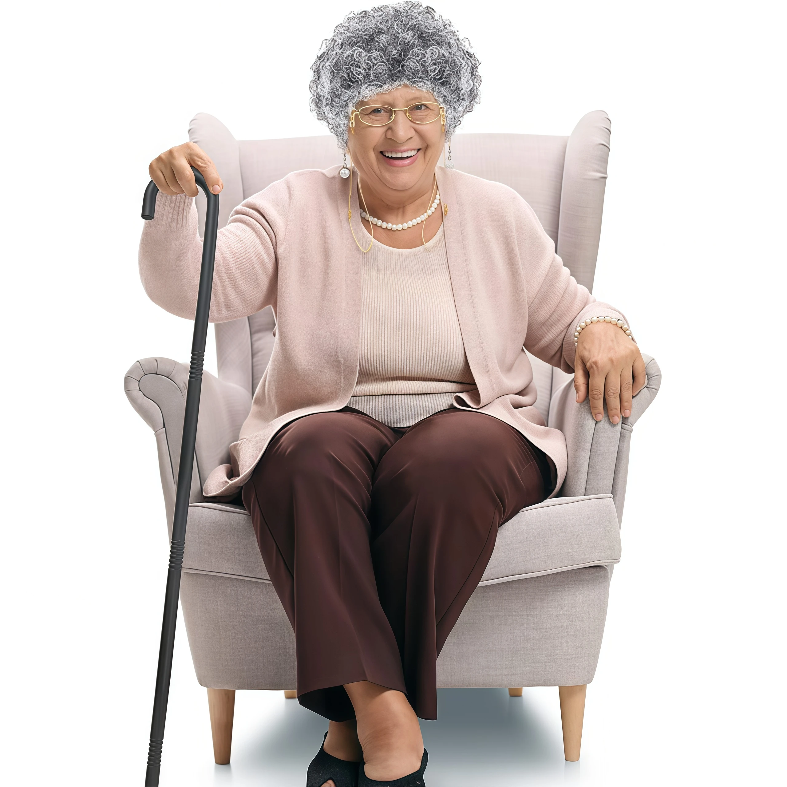 Zestaw Akcesoriów dla Starszej Pani, Babci, Dziadka, 100 Dni Szkoły, Przebranie dla Dzieci, Maskarada, Halloween, Karnawał, Cosplay, Występ, Rekwizyty dla Starszego Pana