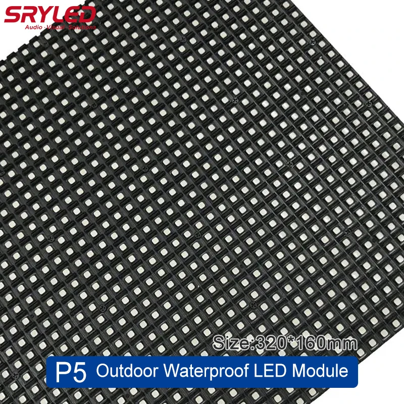 Imagem -05 - Sryled-módulo de Display Led à Prova Dágua Smd ao ar Livre Rgb Cores Matriz 64x32 p3 p4 p5