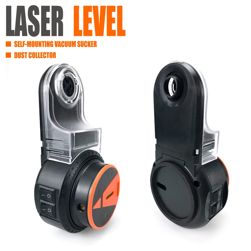 2025 New Professional Laser Line Dust Collector - Magnetic Base Debris Catcher for Construction Marking with 360° Adjustment