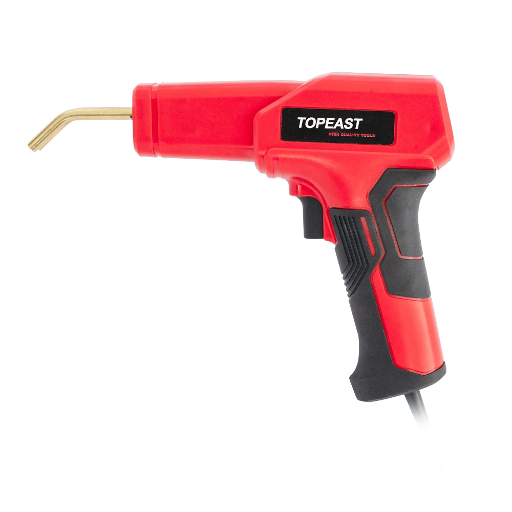 Portable 50W Plastic Welding Hot Stapler Kit with 4 Staple Tips for Motorcycle Fairing and Car Bumper Repair
