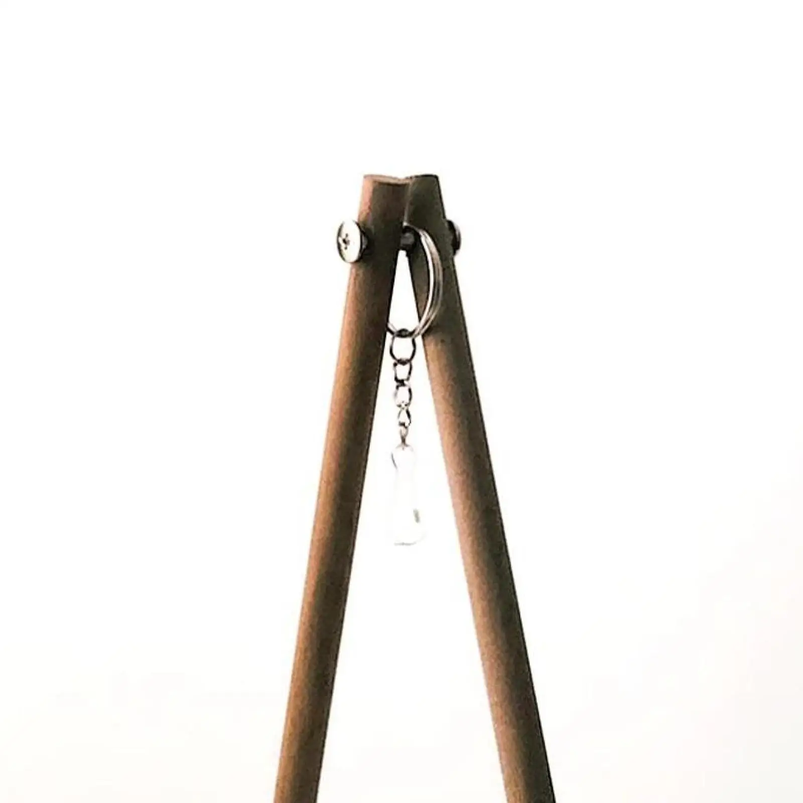Multifunctional Wooden Wind Chime Stand Tabletop Rack for Hanging Bells Necklaces and Ornaments