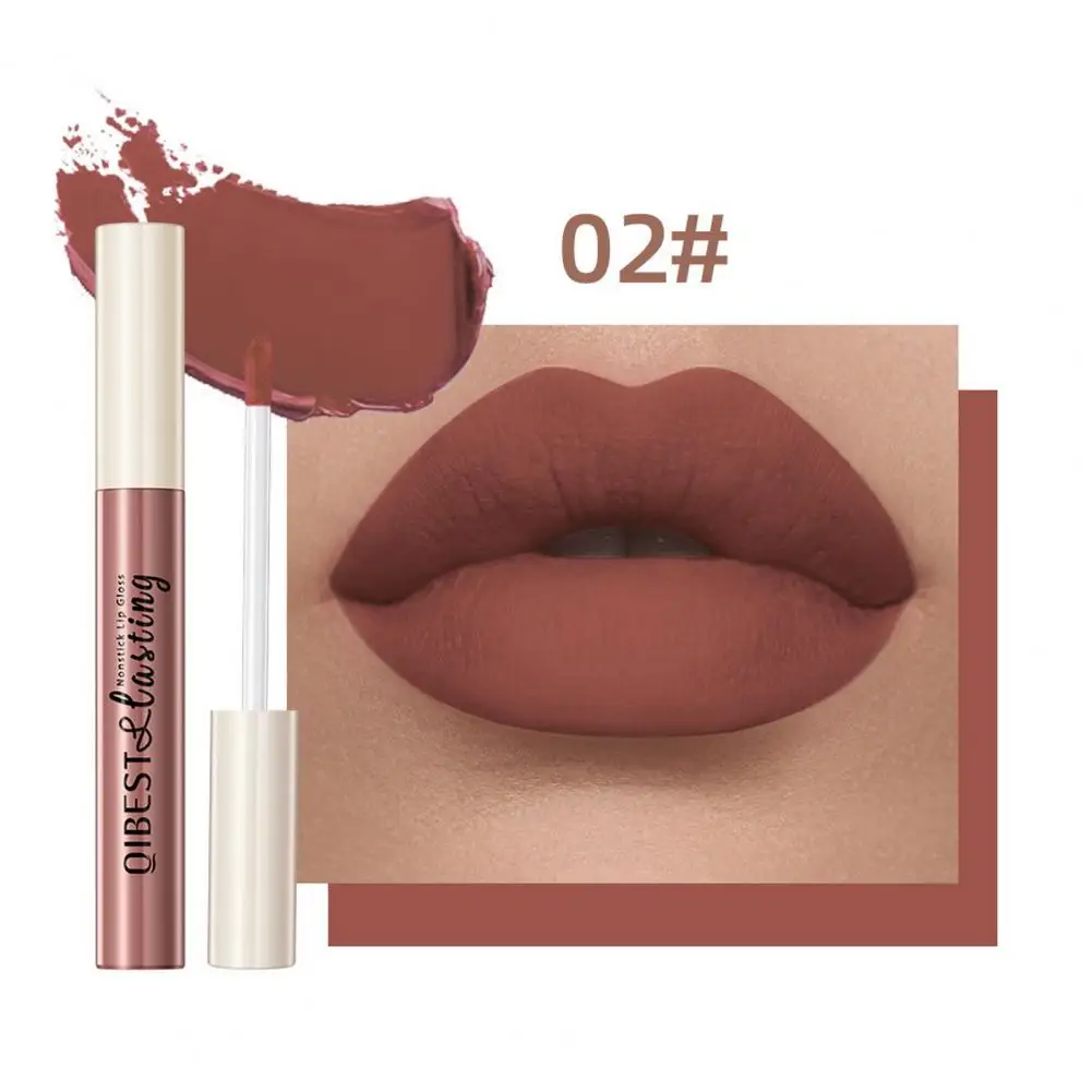 Langdurige Lipgloss Sterk Gepigmenteerde Fluweel Matte Lipgloss Langdurige Waterdichte Vlekbestendig Voor Vrouwen Meisjes Vrouwen Lip