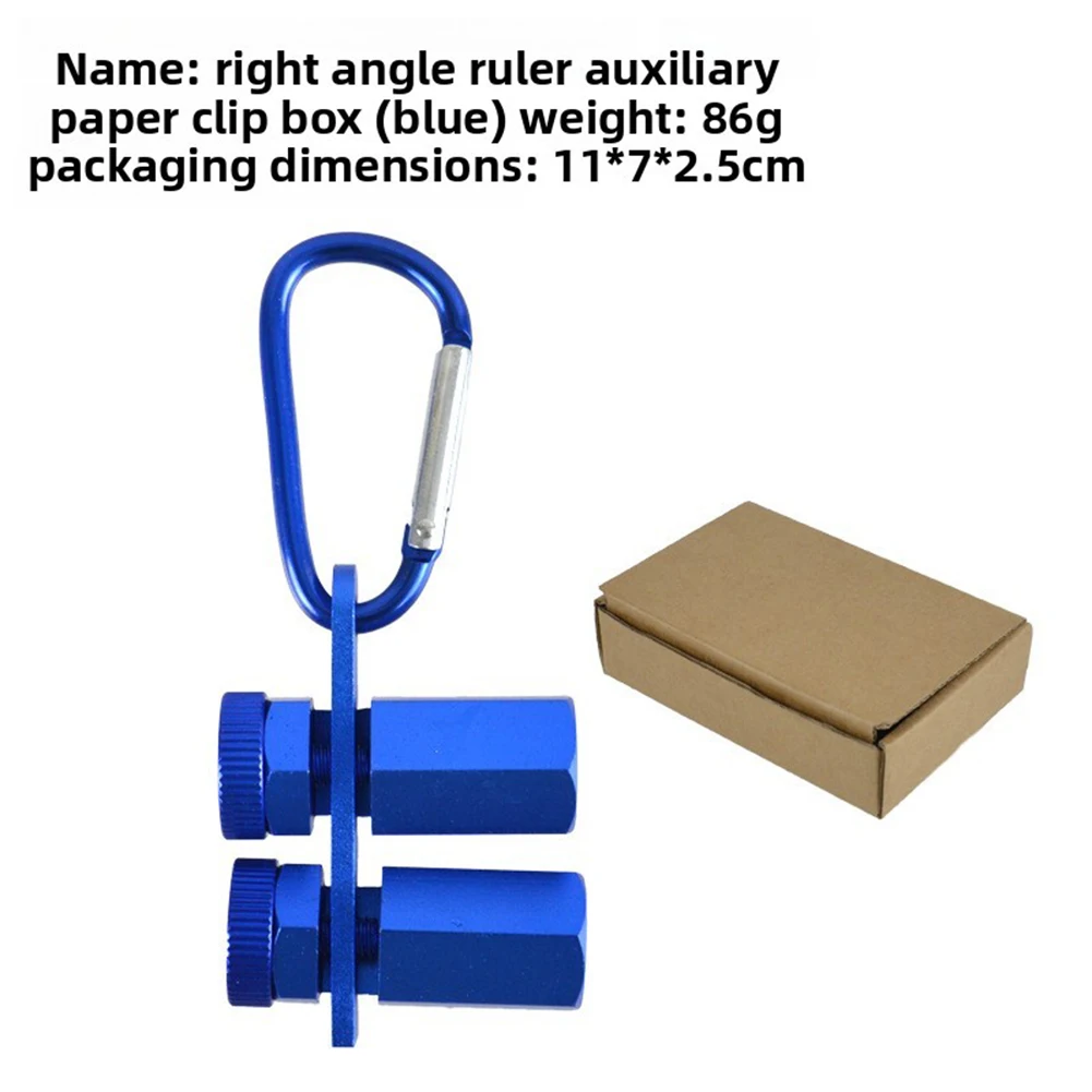 Right-Angle Ruler Clamp For Framing Square AluminumAlloy Auxiliary Locator For Circular Saw Cuts Stair Gauge Tool ForWoodworking