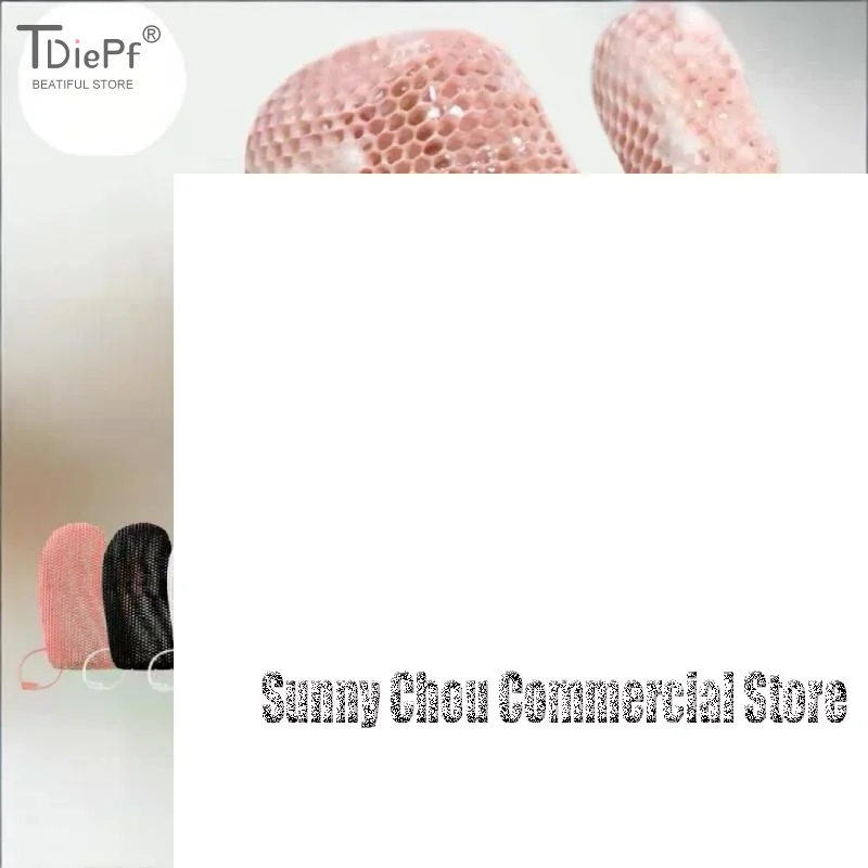 New Honeycomb TPU Exfoliating Shower Glove - Quick-Drying Body Scrubber Sponge For Bathroom
