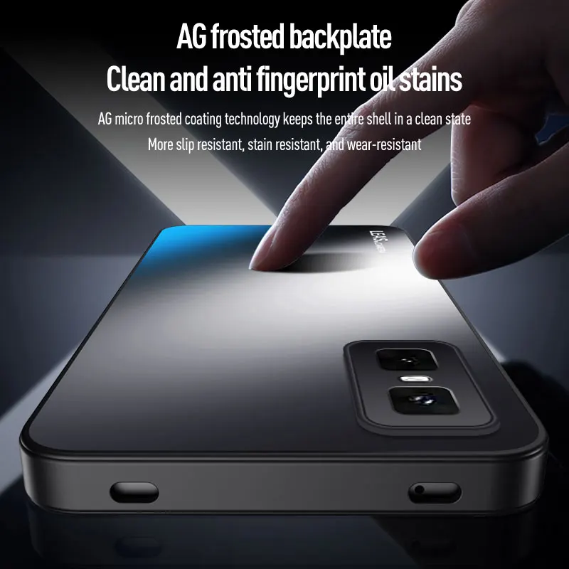 غطاء خلفي فاخر مقاوم للصدمات AG متجمد ناعم غير لامع لهاتف انفينيكس GT 30 Pro جراب هاتف Coque FoInfinix GT 30Pro