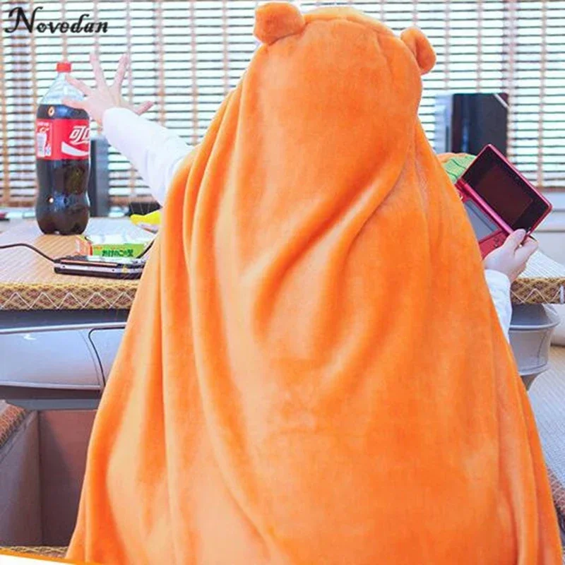 Himouto Umaru-chan عباءة أنيمي أومارو تشان دوما أومارو تأثيري حلي الفانيلا عباءة كيب بطانية قبعة لينة هوديي نيسيي هالوين #5