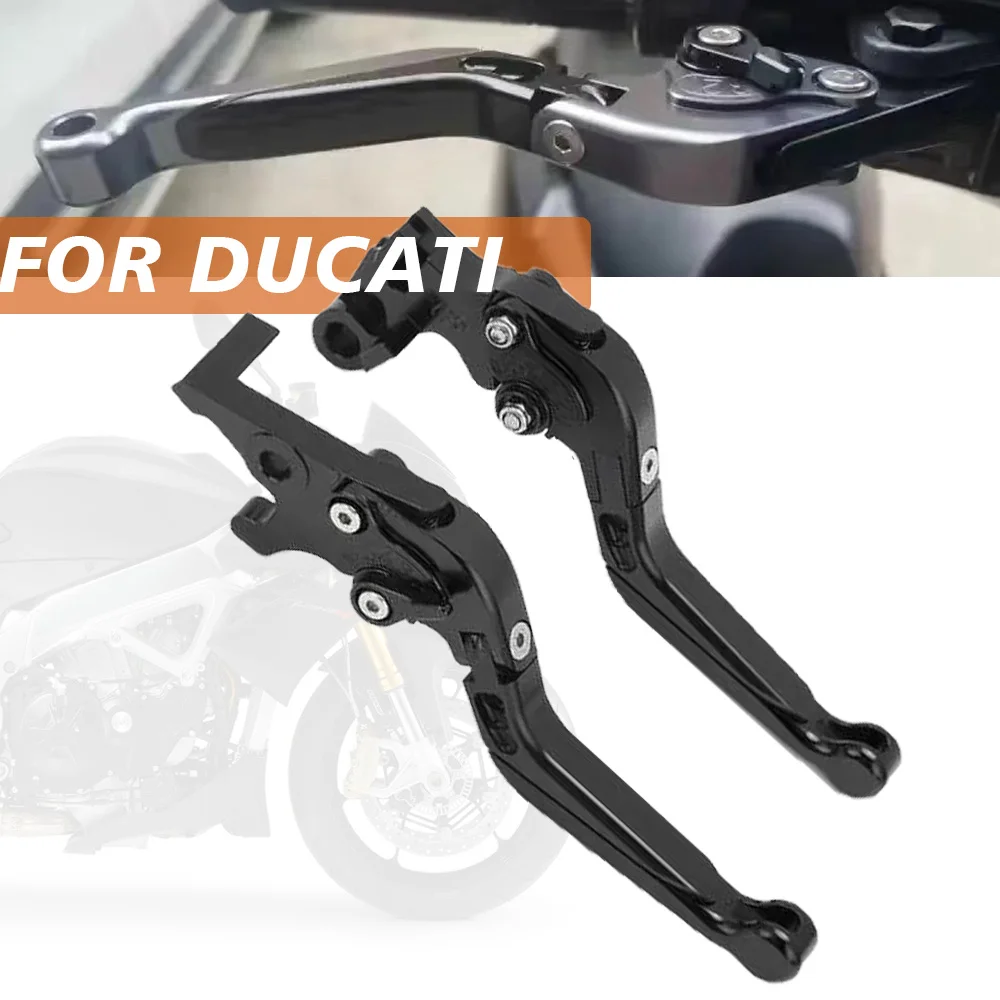 

Sport1000 Folding Clutch CNC Brake Levers Motorcycle Adjustable Extendable CNC Handles For Ducati 996 998 ST4 ST3 Sport GT 1000