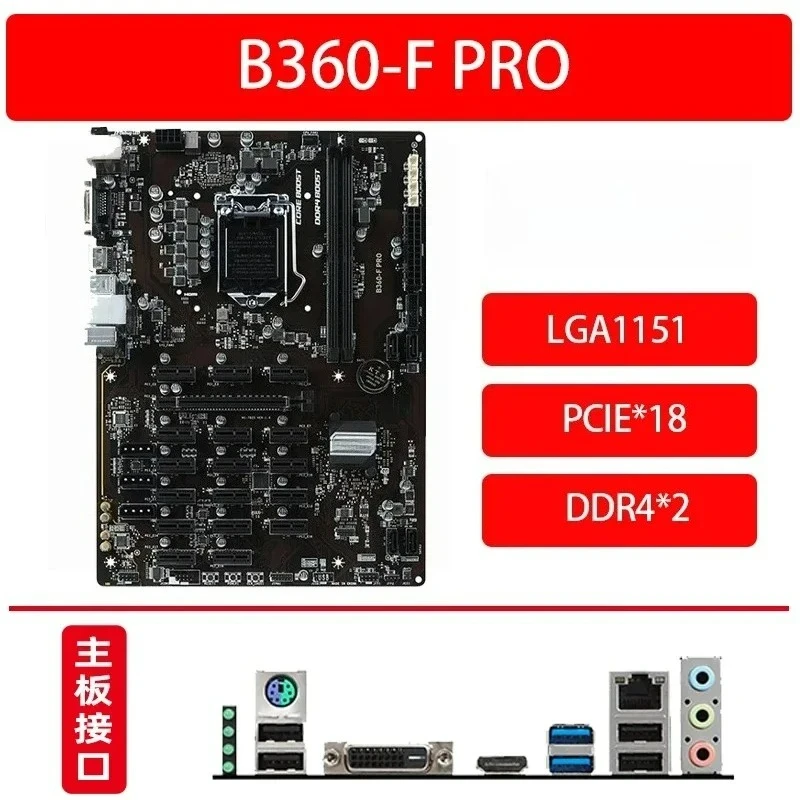 Used For ASUS b250 H110 H310-F-PRO BTC + multi-PCIE main board   (store code: 0768)