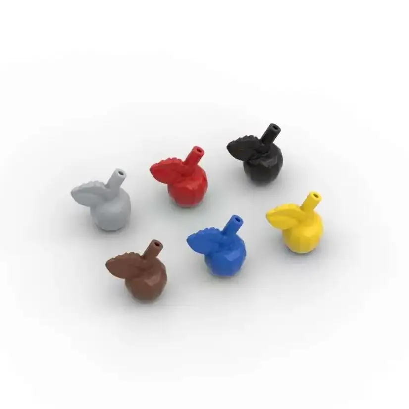 MOC 10PCS 33051 Apple Building Blocks Kits Food Drink Fruits Bricks Toy Birthday Adult Special  Gifts