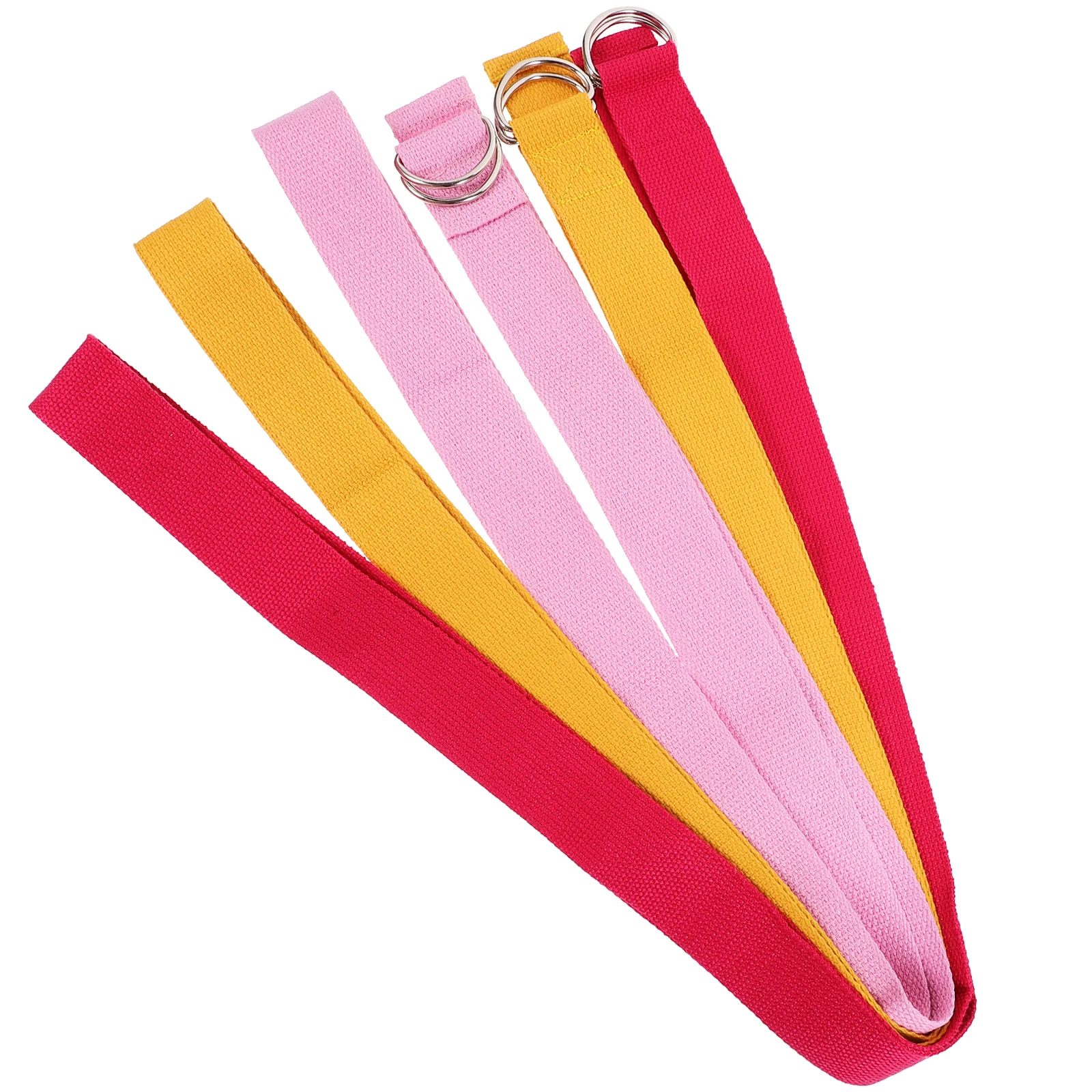 

3pcs Yoga Strap Professional Stretching Band For Daily Use Reusable Exercise Band Inelastic Resistance Durable Lightweight Gym