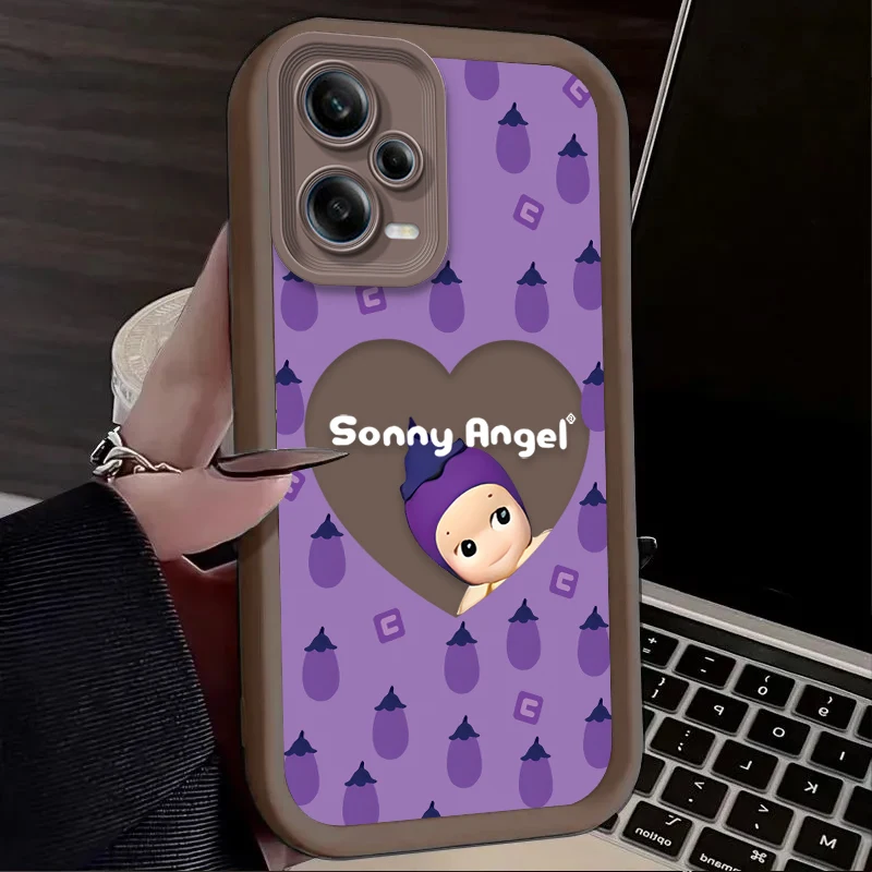 Clever S-Sonny Angel Fruit Phone Case for Xiaomi Redmi Note 13 12 11 Pro Plus 4G 5G 12S 11S 10S 10 9 9S Redmi 14C 13C 12C A3 12