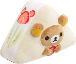 Cute Rilakkuma Retro Sweets Series Fruit Sandwich Bear Plush Plushes Stuffed Animals Toy Doll 20cm Kids Gifts