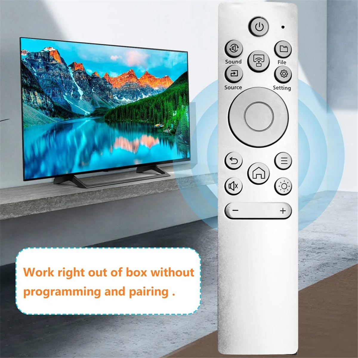 ABAN For AWOL 2A2S9 Replace Remote for AWOL Smart TV AWOLRC Remote Control AWOLRC 2A2S9-AWOL-RC 2A2S9AWOLRC