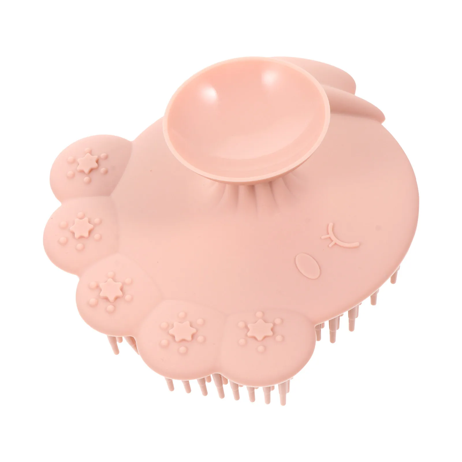 1Pcs Baby Scalp Massage Silicone Bath Brush Soft Shower Shampoo Brush Infant Bathing Scrubber Newborn Tool Kid Bath Scrubber