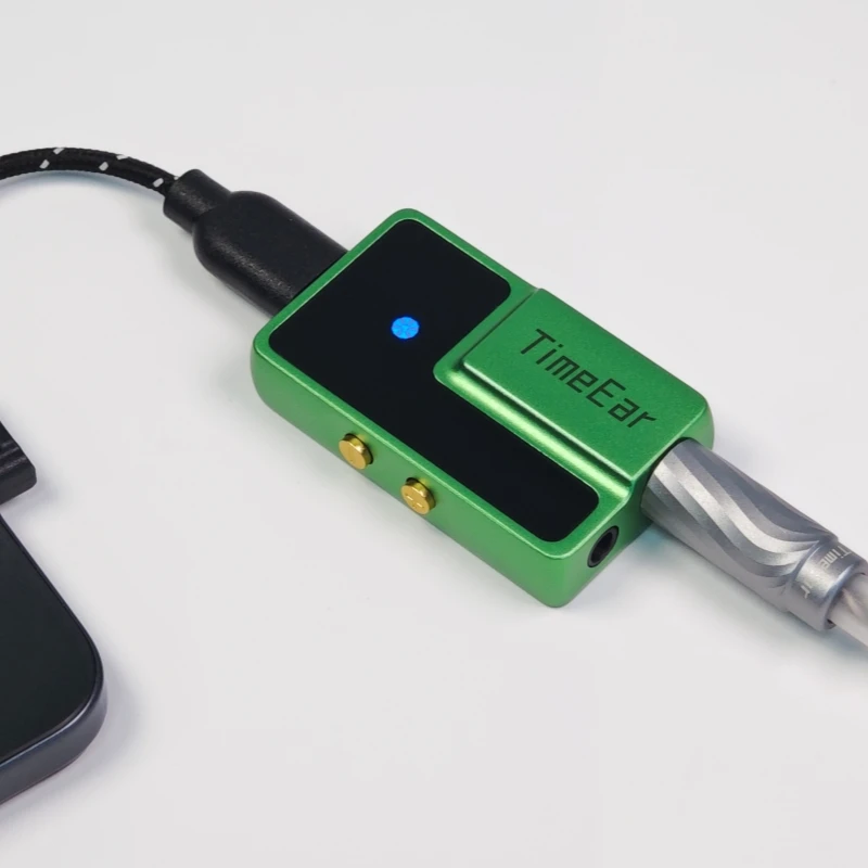 TimeEar TEU-8 USB-C 미니 DAC AMP 헤드폰 앰프 휴대용 동글 4.4MM 밸런스드 스테레오 HiFi 오디오파일