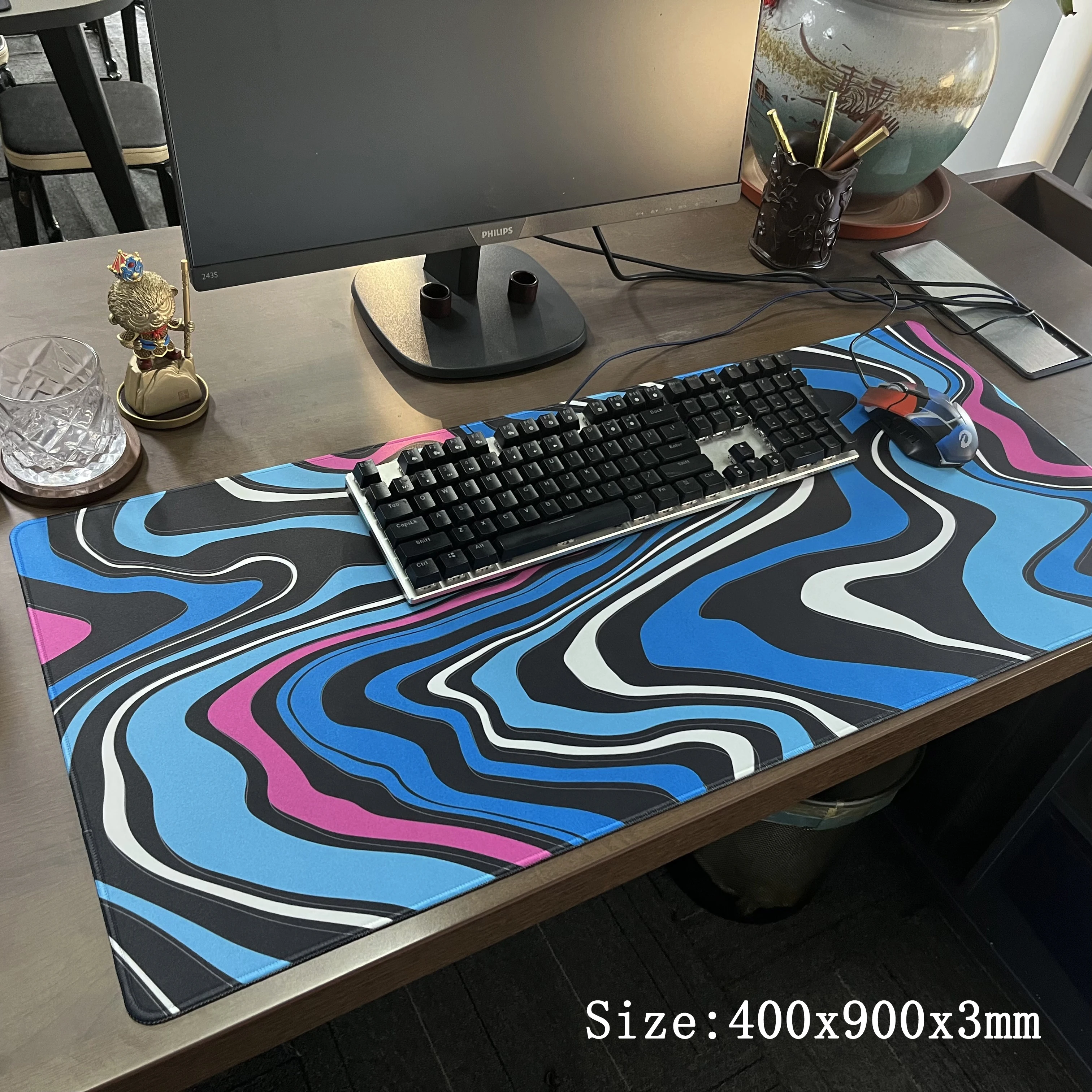 Strata Liquid Computer Mouse Pad Gaming Mousepad Abstract Large 900x400 MouseMat Gamer XXL Mause Carpet PC Desk Mat keyboard Pad