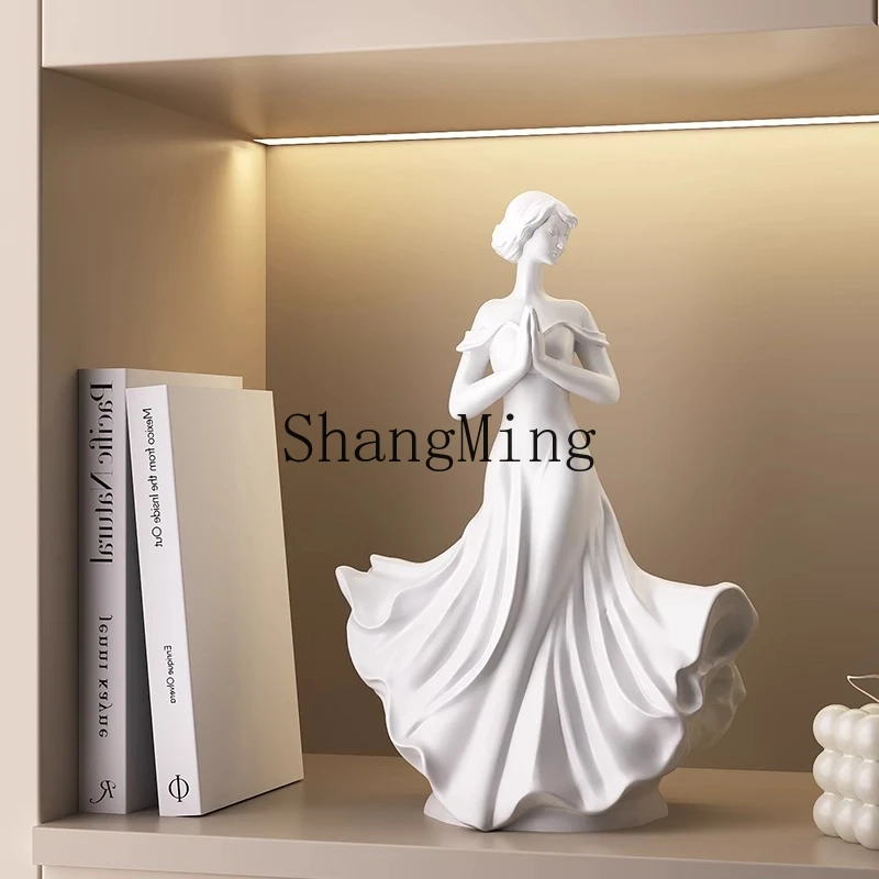 

CL Ornament High Sense Sculpture Living Room Entrance Wine Cabinet Study Home Decoration