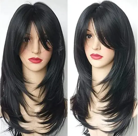 

Natural wavy long wig