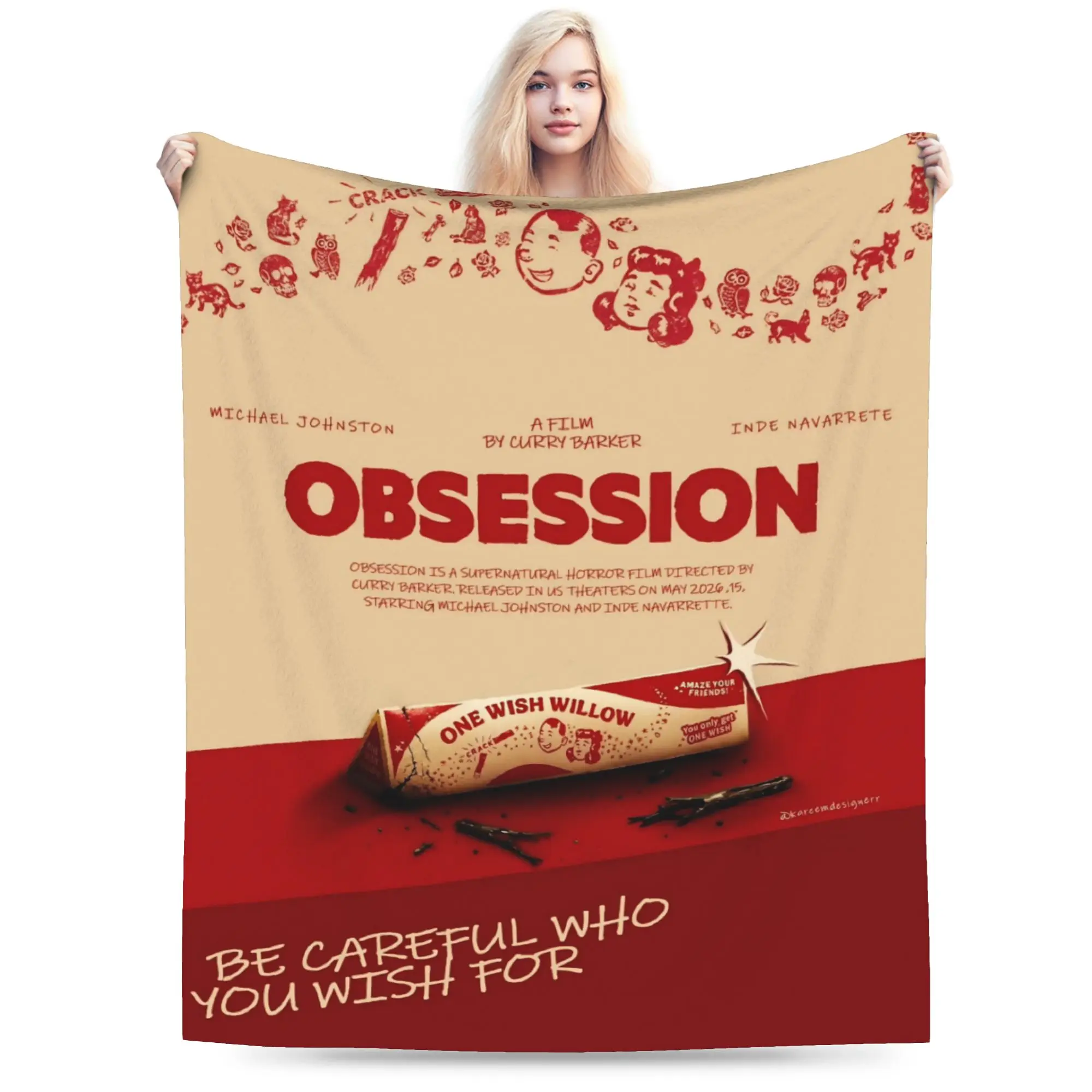 Nikki Obsession  Blanket Coral Fleece Plush  Relax Super Soft Throw Blankets for Bedroom Rug Piece