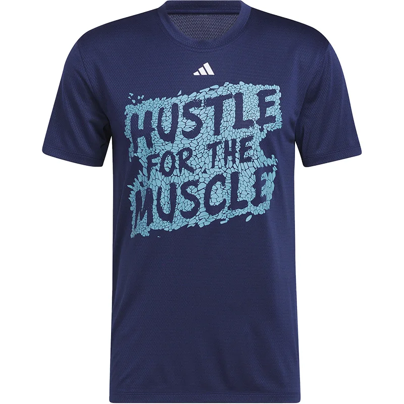 أديداس الرسمية أصيلة M HFTM G T للرجال تنفس اللياقة البدنية قصيرة الأكمام H44746 #5