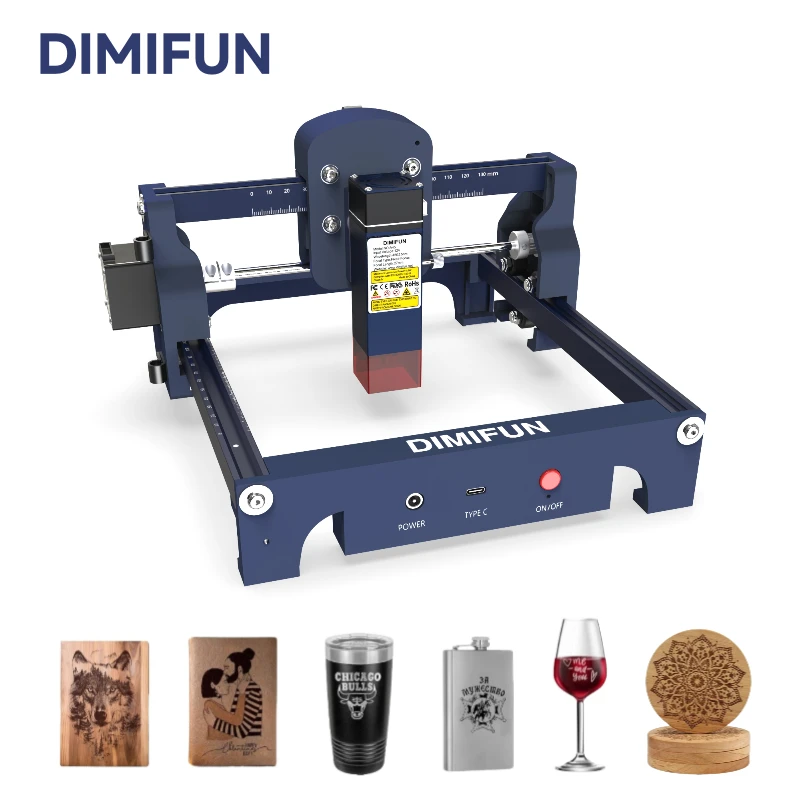 

lasers engraving Mini 4.5W 445±5nm Blue CNC highly accurate lasers cutting machine Acrylic Leather woodworker planks Engraver