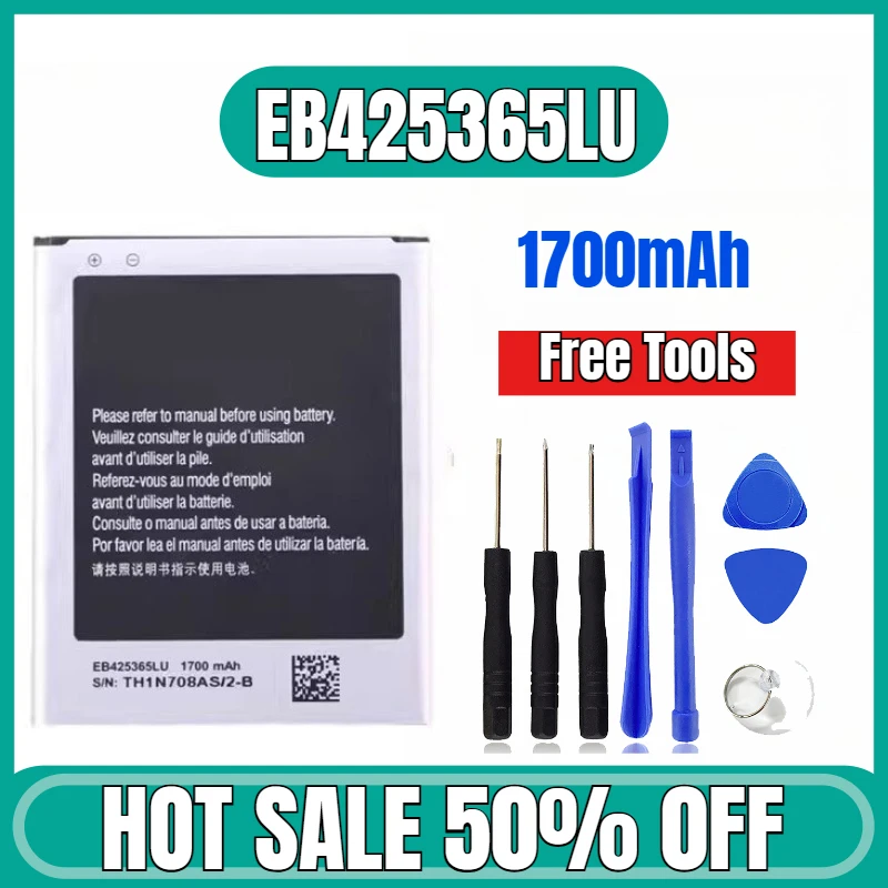 

1700mAh for Samsung Gt-I8262D Sch-I829 I8268 EB425365LU Mobile Phones Battery