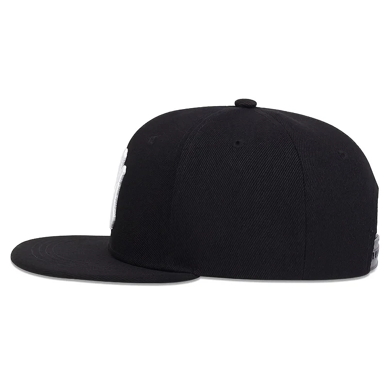 Unisex-Hip-Hop-Hüte mit Buchstabenstickerei, für Frühling und Herbst, für den Außenbereich, verstellbar, lässige Baseballkappen, Trucker-Kappen, Sonnenschutzhut – Detail 5