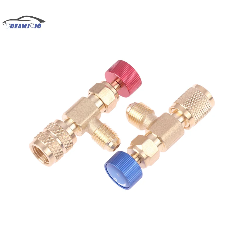 R22 Detection Tool DIY Accessories Air Conditioner Plus Safety Liquid Valve R410 R22 Refrigerant Vacuum Maintenance Switch