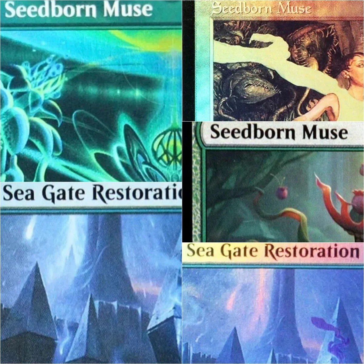 Seedborn Muse/Sea Gate Restoration TCG Magical Proxy Cards Game High Quality Proxy Gathering Board Playing Game Trading Cards