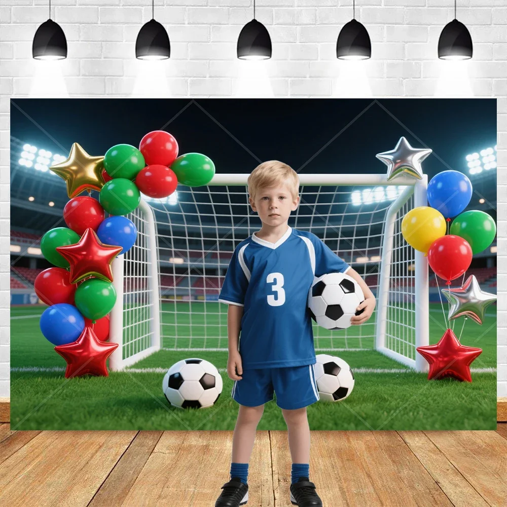 ​ ​ Футбольное футбольное поле, фон для фотобудки, настраиваемый зеленый шаг, детский день рождения, торт, Smash, декор для фотостудии ​ ​