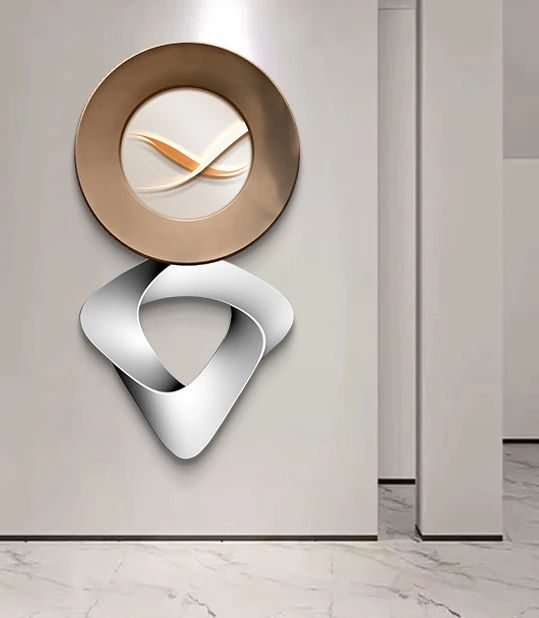 

Light luxury style foyer decoration painting, abstract modern personality, living room, dining room, hanging painting, corridor,