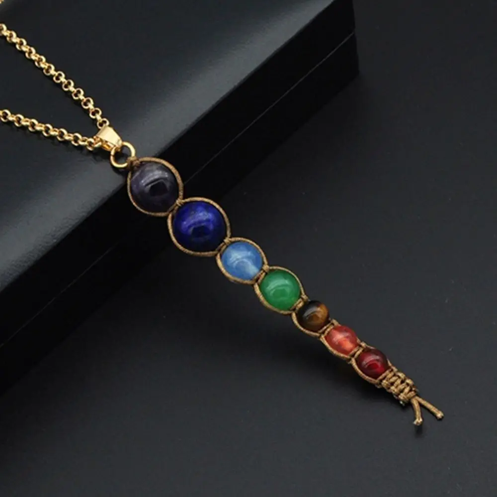 Choker Fashion Yoga Charm Natural Women Bead Beadnecklace Pendant Necklace Pendant Necklace image 4