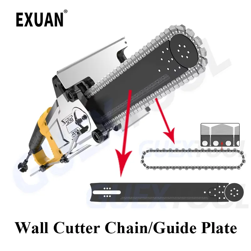 

Iron Wall Cutting Machine Original SpecialDiamond Chain Alloy Chain Special Guide Plate Accessories For Wall