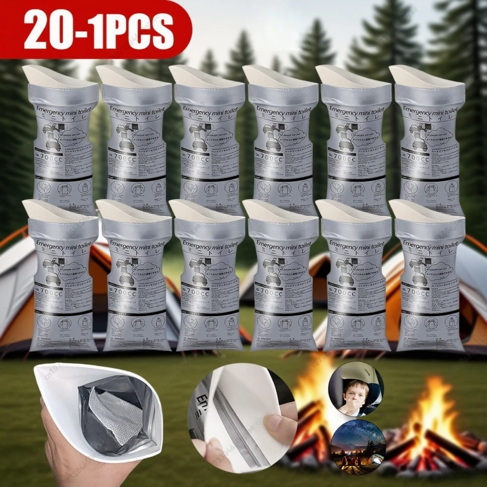 

1-20 шт. 700cc автомобильные сумки для писсуара для кемпинга на открытом воздухе, легкие аварийные сумки для детей, женщин и мужчин, сумка для рвоты, портативная сумка для туалета