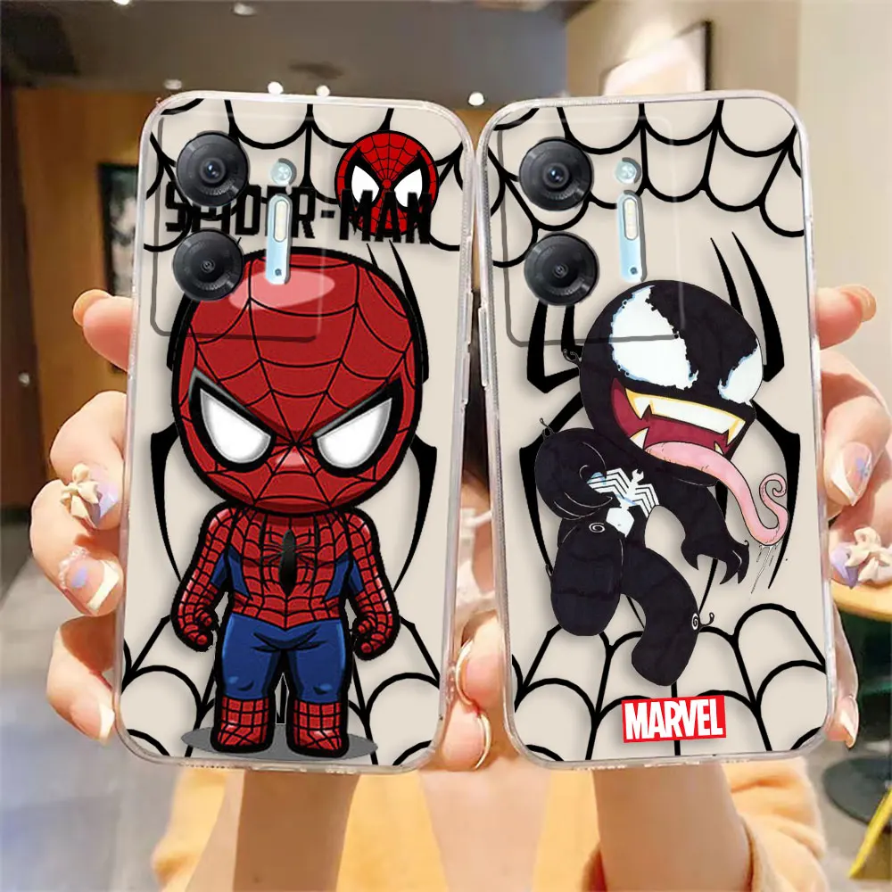 Clear Phone Case For Infinix HOT 9 10 11 12 12i 20 20s 30 30i POVA 2 3 4 PRO PLAY Case Funda Shell Marvel Avengers Anime Cartoon