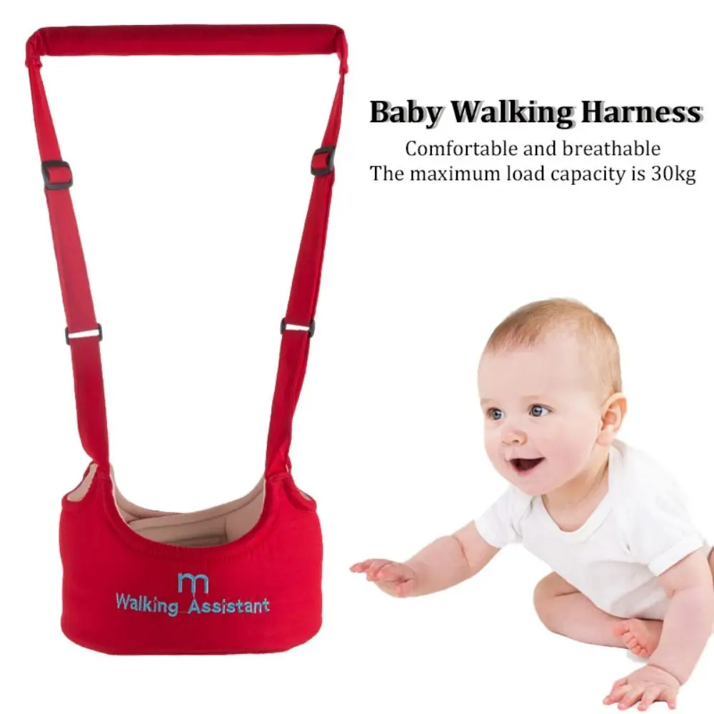 Adjustable Baby Walking Harness Anti-fall Protective Walking Learning Helper Easy-to-Wear Stand Up Assistant Belt for Toddler