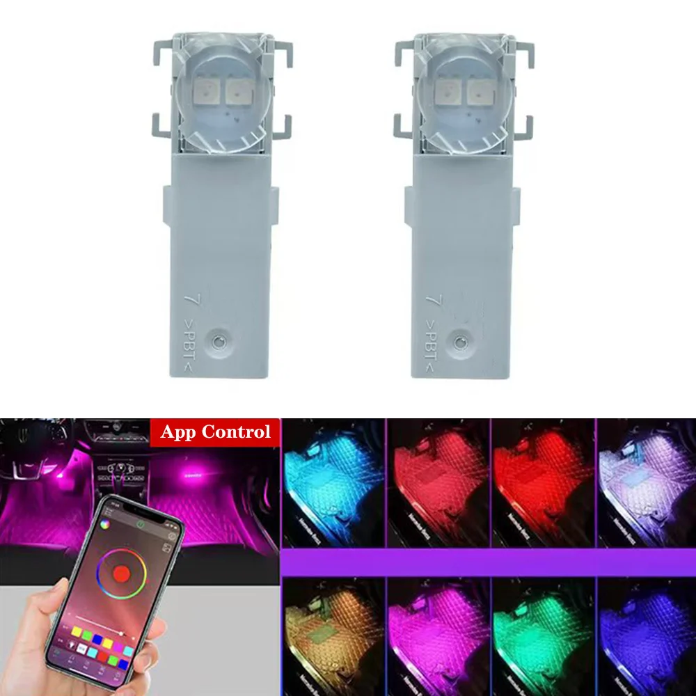 

2Pcs/4Pcs LED Footwell Lamp For Honda HR-V CRV Inspire ZR-V Breeze Accord 2022-2024 Decorative Foot Light Illuminator