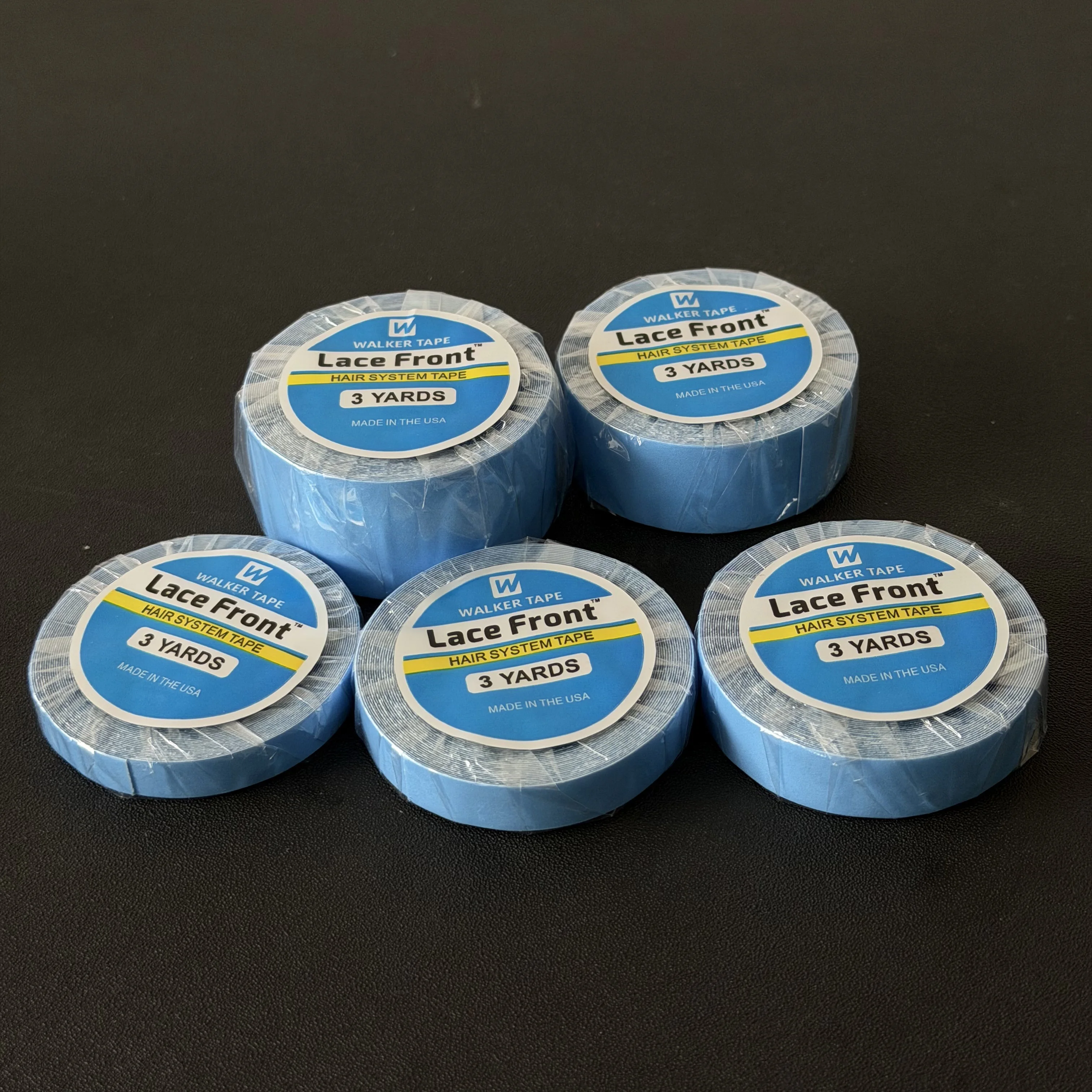 Walker Tape Lace Front Hair System Tape 3 Yards 5 Sizes 0.8cm/1.0cm/1.27cm/2cm/2.54cm Strong Adhesive Double-sided Tape for Wig