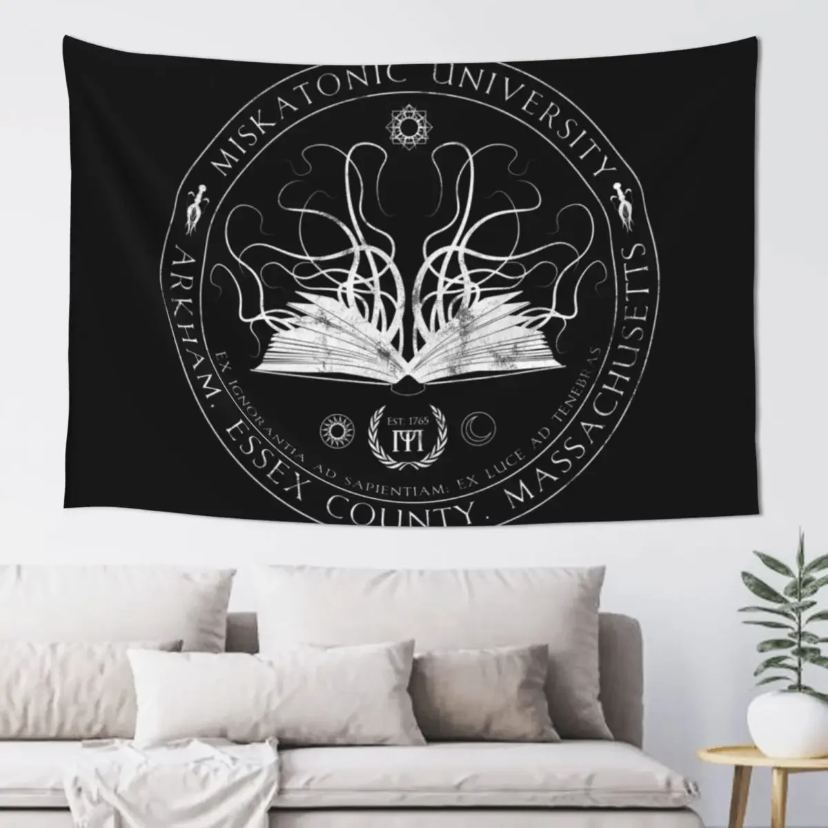 Miskatonic Sigil Tapestry Home Decorators Tapete For The Wall Tapestry