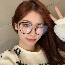 Vintage Retro Glasses Frame for Women Round Shape Anti Blue Light Eyeglass Frames Women High Quality Women's Glasses