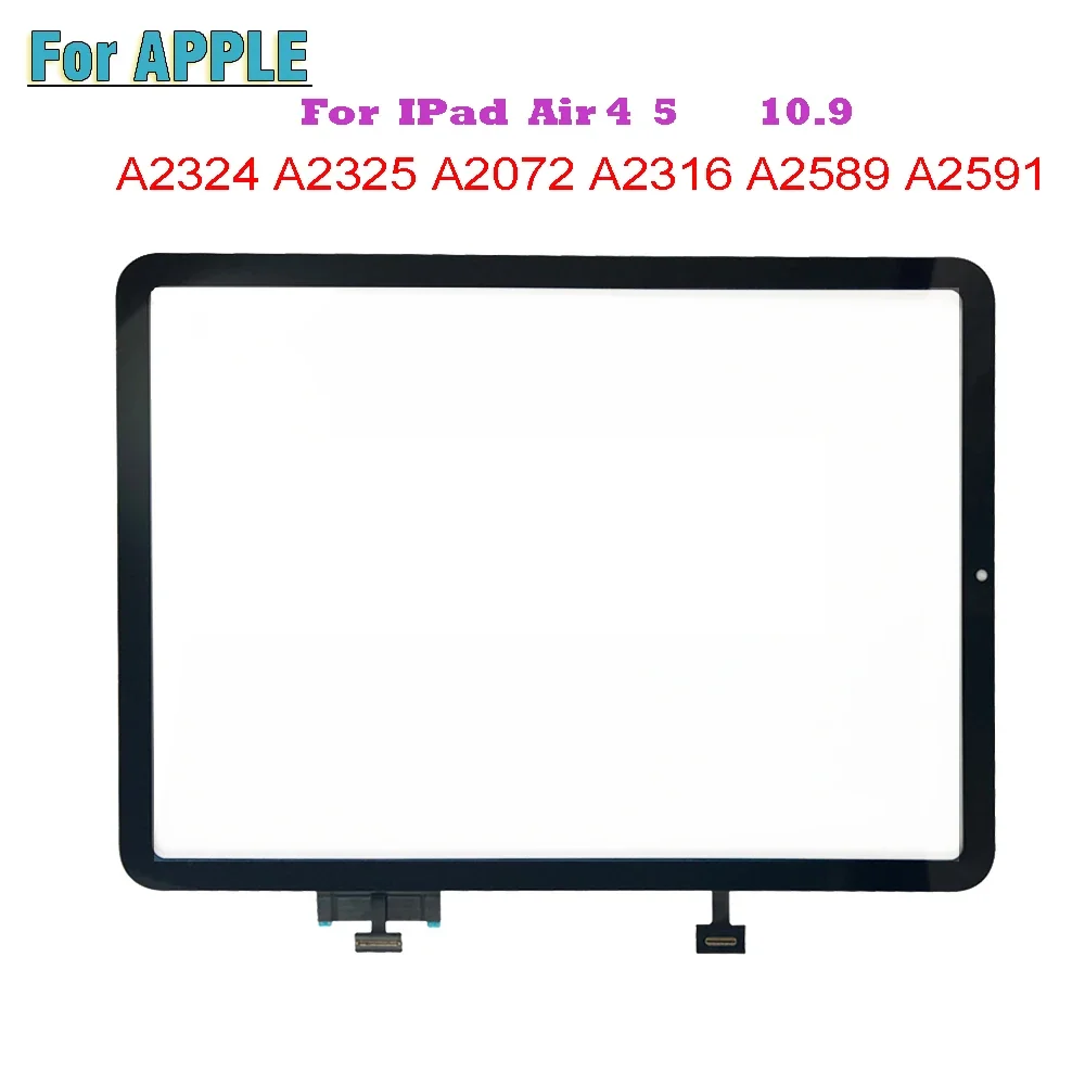 

10PCS For Apple iPad Air 4 5 A2324 A2325 A2072 A2316 A2589 A2591 Air4 Air5 Touch Screen Digitizer Sensor Outer Glass Panel