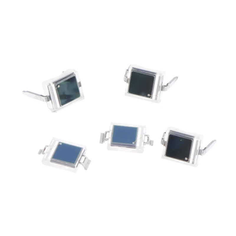 NEW NEW 5Pcs Photodiode BPW34S BPW34 Surface Mount/Direct Plug-in SMD-2/DIP-2 Silicon PIN Photodiode Infrared Receiver Tube