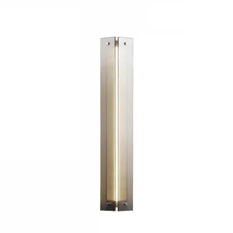 

Glass wall lamp, simple bedside bedroom, Nordic Mazar wall lamp
