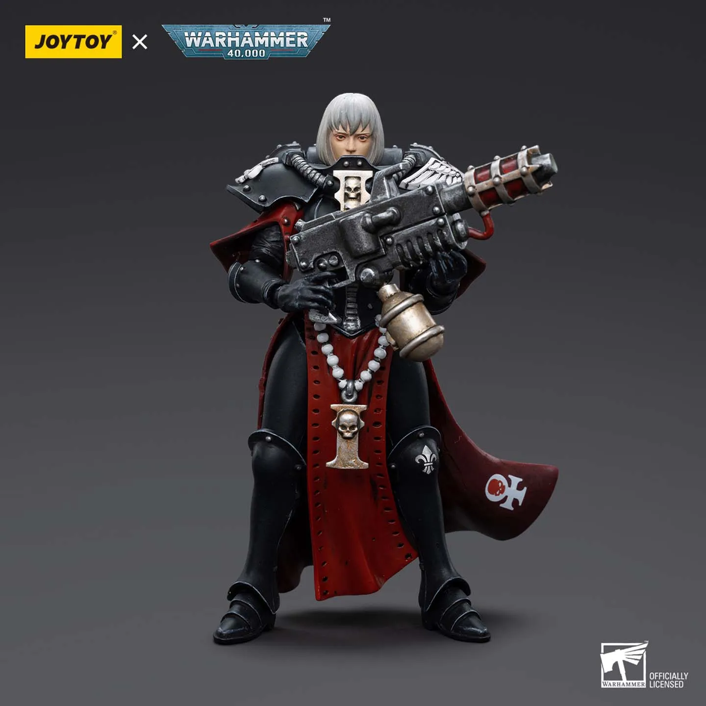 JOYTOY Dark Source Warhammer 40k Battle Nun Squad JT3853 Martyrdom Nuns Ludwen Na Ke Soldier Model 1/18 Model Play لعبة محمولة
