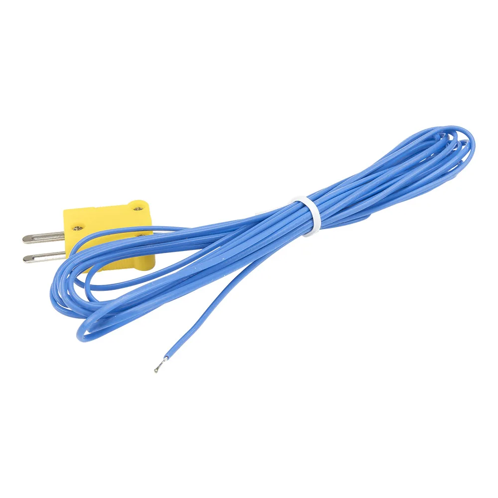 FTARW02 K type 3m PTEE cable wire head plug connection thermocouple temperature sensor