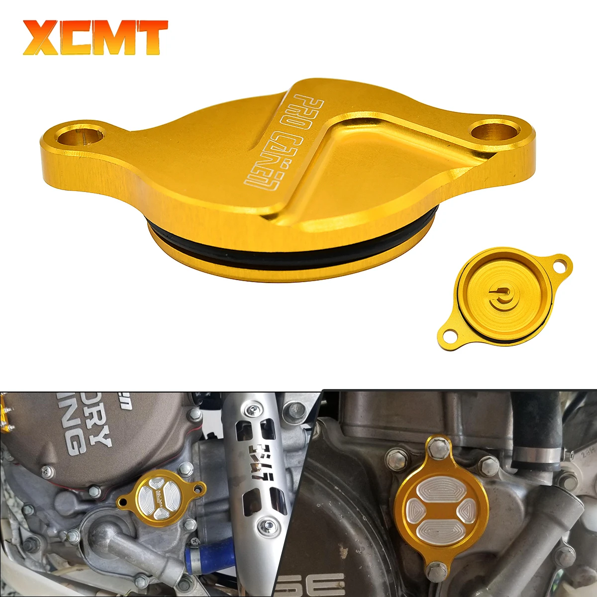 Motorcycle Accessories CNC Aluminum Engine Oil Filter Cover For Suzuki RMZ250Cap RM Z250 Z450 RMZ450 RMX450Z RMX 450Z 2005-2018