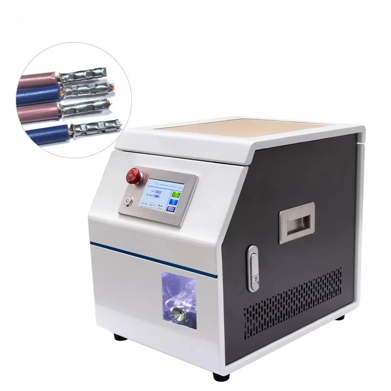 EW-5470 Non-insulated tube cable belt crimping machine with twist function