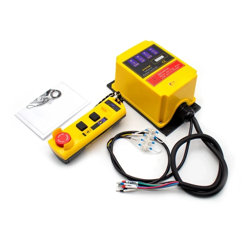 A2HH Remote Control Switch for Electric Hoists – 220V/380V Industrial Grade with Built-in Contactor & Emergency Stop