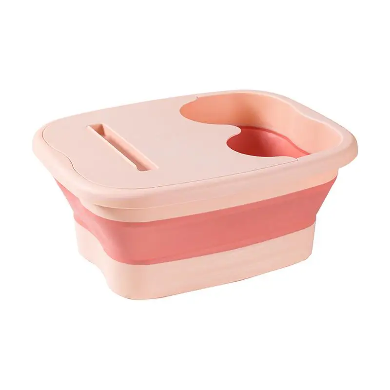 

Foot Tub Foot Bath Tub Foldable Ergonomic Bottom Massage Portable Basin For Athlete Post-Workout Recovery Pedicure Spa Camping
